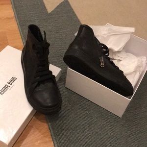 Anine Bing Leather sneakers Size 8 UK 38